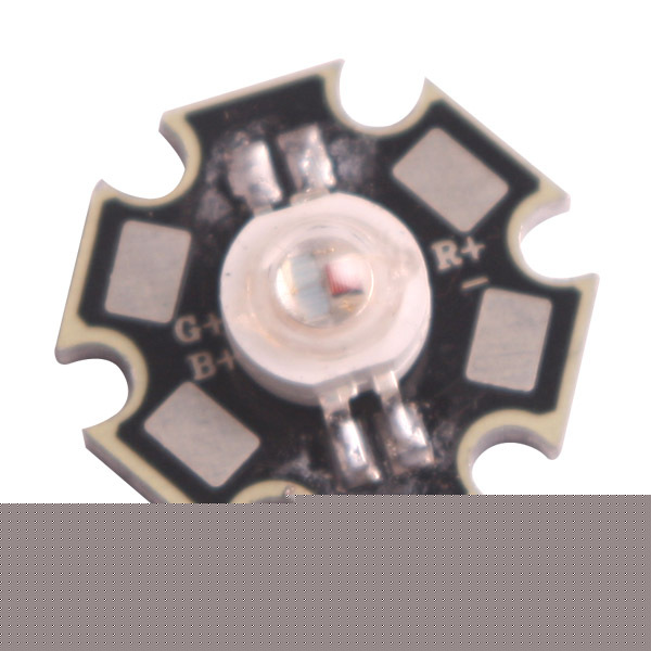 Rgb full colors led lamp light star high power 3 watt 