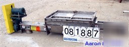 Used: kws dual screw conveyor/feeder, 304 stainless ste