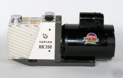 Varian ds 102 vane pump rebuilt, 115/230V w/ 1 yr wrnty