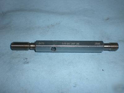 3/8 24 unf 2B thread plug gage usa made 3/8-24 