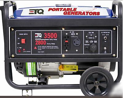 3500 watt portable gasoline generator 7 hp warranty