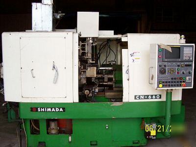 #9326 - shimada 6-spindle cnc automatic chucker