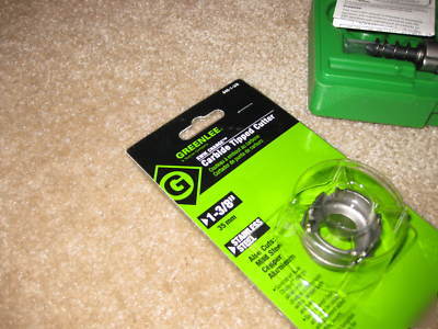 Greenlee 655 kwik chang carbide cutter kit hole saw kit