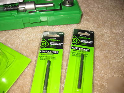 Greenlee 655 kwik chang carbide cutter kit hole saw kit