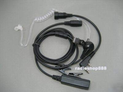 Heavy duty headset acoustic tube for kenwood TK3107 08K