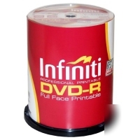 Infiniti pro full face printable dvd-r RS16XDVDMR100P