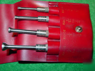 Lufkin small hole gage set. no. 78-s