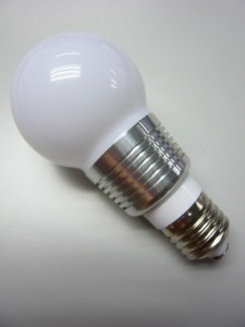 Ten 12V 3W smd led light bulb lamp E27 caravan yacht rv