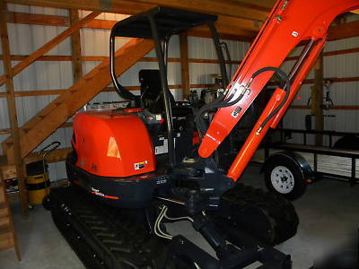 2006 compact excavator- kubota kx 161-3 super series