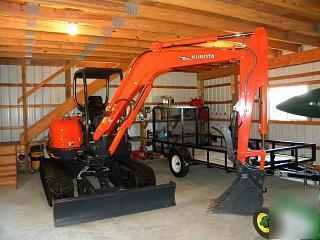 2006 compact excavator- kubota kx 161-3 super series