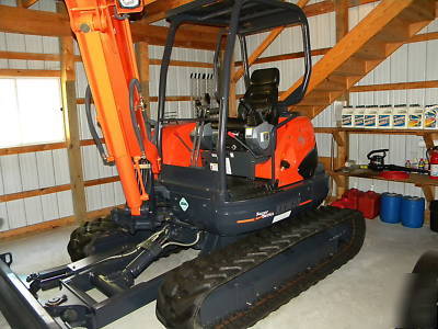 2006 compact excavator- kubota kx 161-3 super series