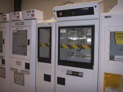 Boc 3 cylinder hazardous gas cabinet w/ auto crossover