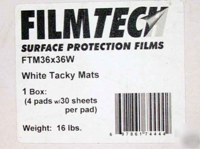 Cleanroom tacky mat particulate collection 36X36