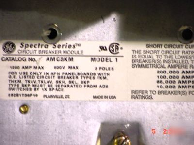 Ge spectra hi-break 800A circuit breaker SKHA36AT0800
