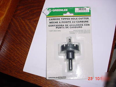 Greenlee carbide tipped hole cutter 625-1-3/4 hole saw