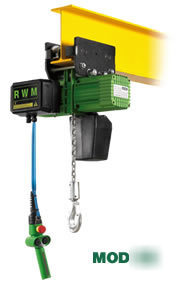 New 1 ton electric chain hoist - 120 volts