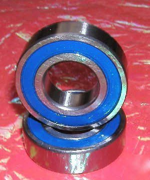 2 quality rolling bearing id/od 6006RS 30MM/55MM/13MM