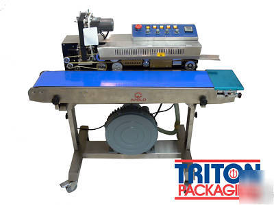 Apolo CBS1000CI continuous horizontal band sealer coder