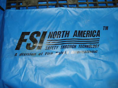 First responder portable hazmat decon shower system
