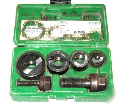 Greenlee slug buster knockout punch kit 7235BB
