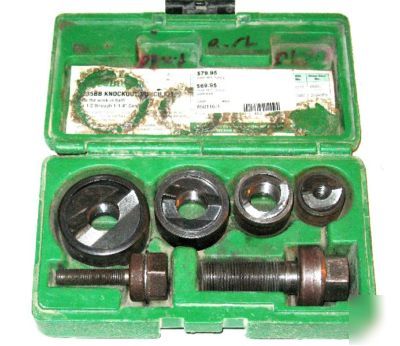 Greenlee slug buster knockout punch kit 7235BB