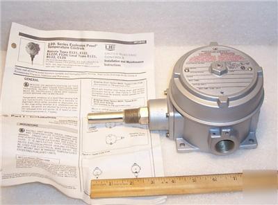 Hazardous loc thermostat united electric 0 to 225 f 