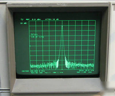 Hp 8566B spectrum analyzer w/opt 462 & opt 016 warranty