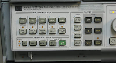 Hp 8566B spectrum analyzer w/opt 462 & opt 016 warranty