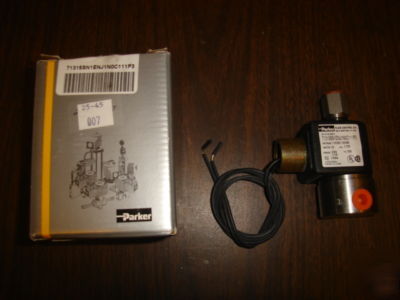 Parker 3-way solenoid valve, model 71315SN1ENJ1NOC111P3