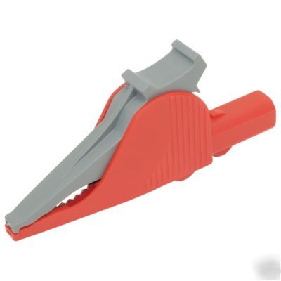 Single pole 36A elephant clip shrouded, red