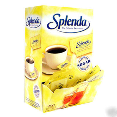 Splenda dispenser box 4 - 400 count boxes