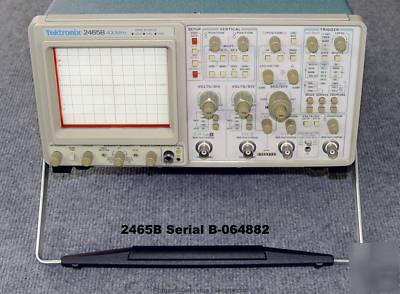 Tektronix 2465B + options 05 - 10 - 11 + accessories