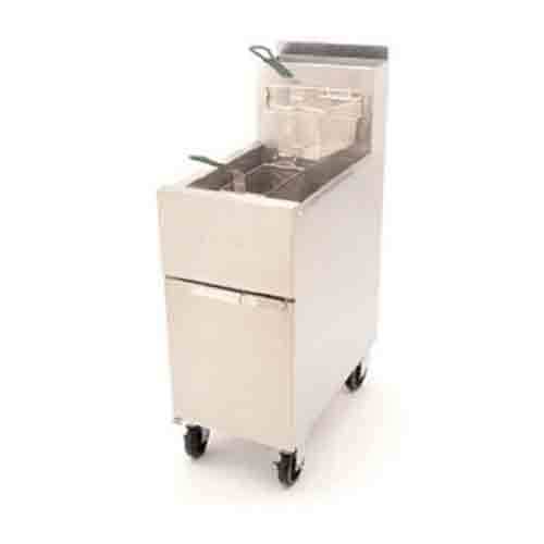 Dean SR52G fryer, 35 - 50 lbs. oil capacity, gas, 120,0