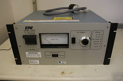 Eni rf generator 1250 w 13.56MHZ oem 12B3-02 0190-76028