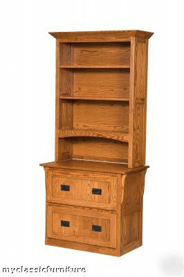 Filing file cabinet bookcase lateral legal letter oak 