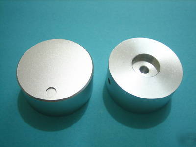 22*48 solid aluminium sand-blasted silver knob 