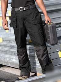 Dickies eisenhower multi-pocket trouser - black 