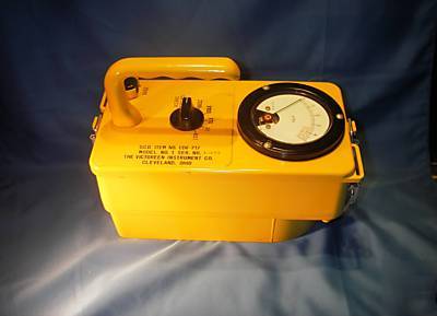 Geiger counter/radiation survey meter v-700, 715, 717 +