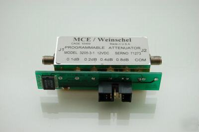 Mce/weinschel sma programmable attenuator 3205-3-1