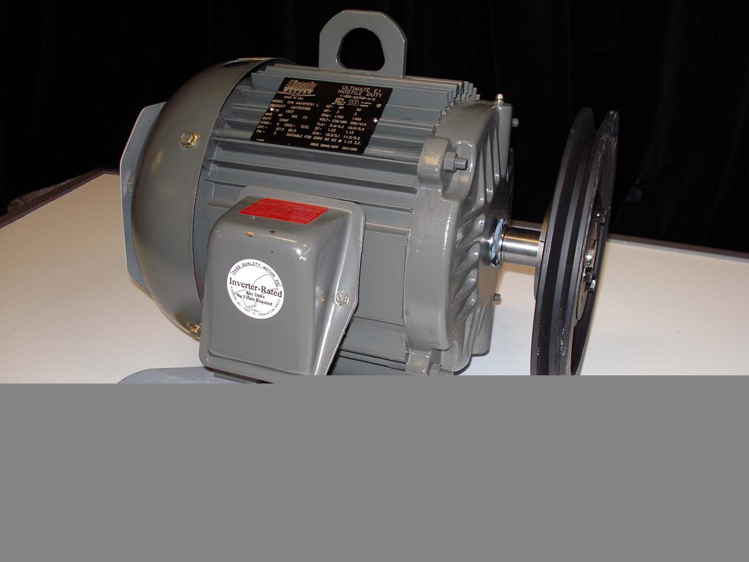 New lincoln motors 3HP E1 hostile duty motor LM15635BB 