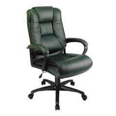Space exec highback CHAIR2612X3112X4614LEATHERBLACK