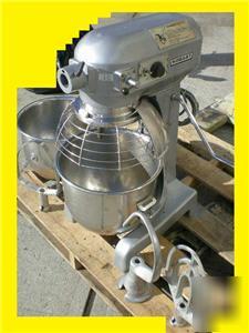 Hobart 20 qt mixer safety guard ss bowl+ss bowl +atta