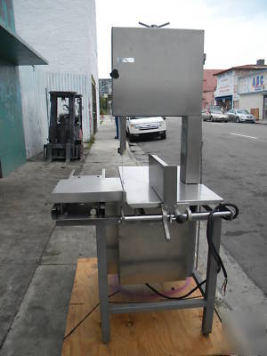 Hollymatic heavy duty meat saw stainless steel finish 