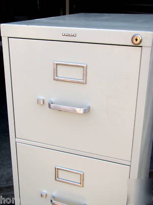 Hon 4 drawer metal file filing cabinet great condition