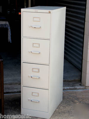 Hon 4 drawer metal file filing cabinet great condition