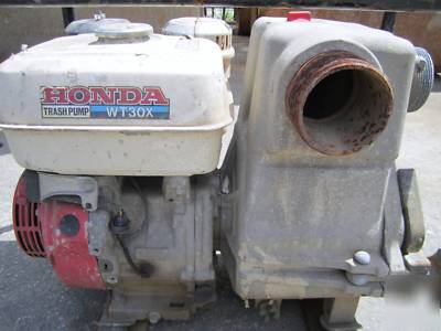 Honda WT30X gas centrifugal water trash pump 3