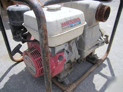 Honda WT30X gas centrifugal water trash pump 3