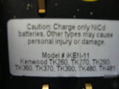 Kenwood act icharge charger/cond. I60 TK480 TK270 06