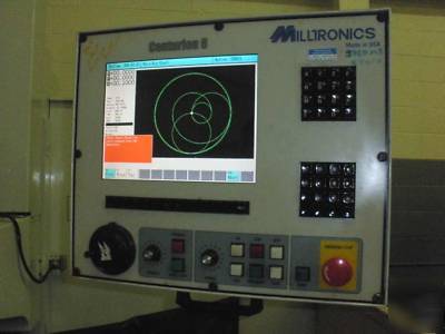 Milltronics mb-20 3-axis cnc vertical mill