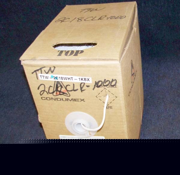 New condumex power limited circuit cable 2X18 awg-1000'
